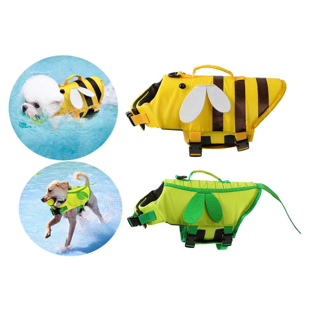 Dog Life Jacket - Jaqueta salva-vidas para natação, colete pet