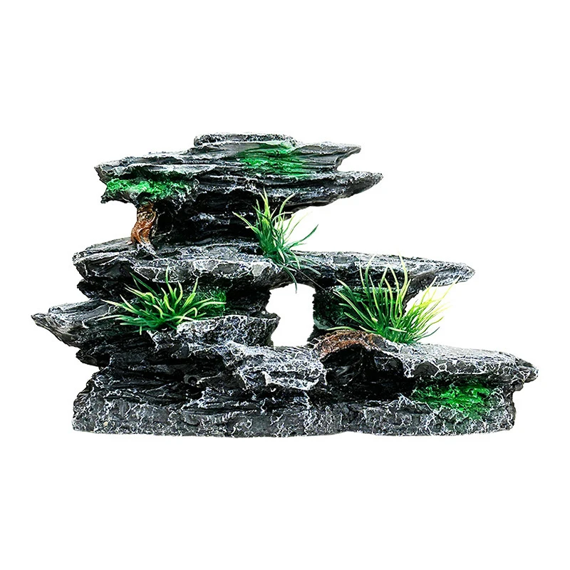 Resina aquário rockery montanh - Pet Supplies Fish avaliação e preço