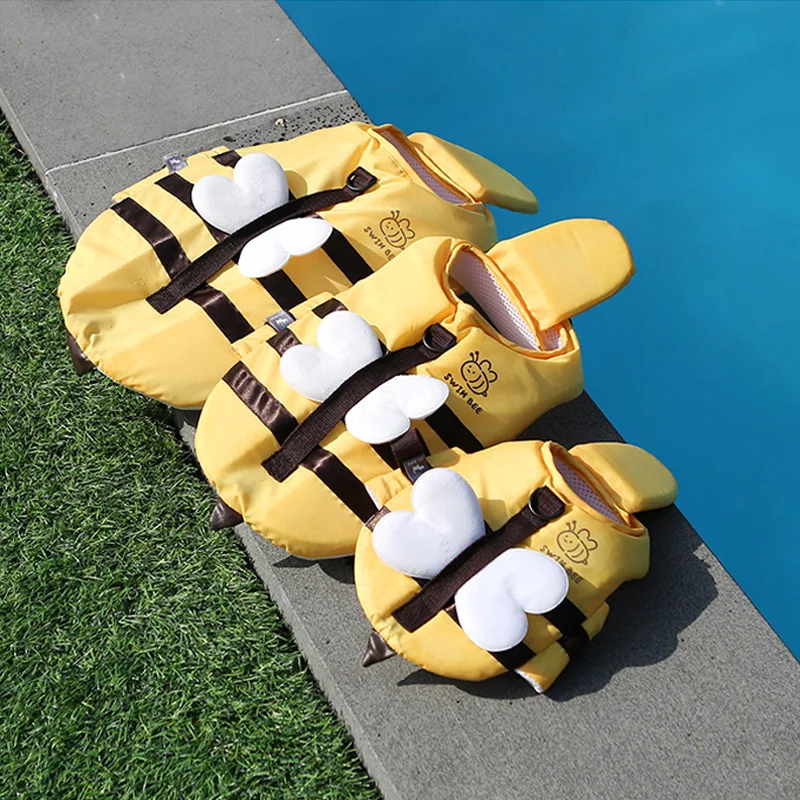 Verão pequena abelha cão maiô  - Dog Life Jacket avaliação e preço