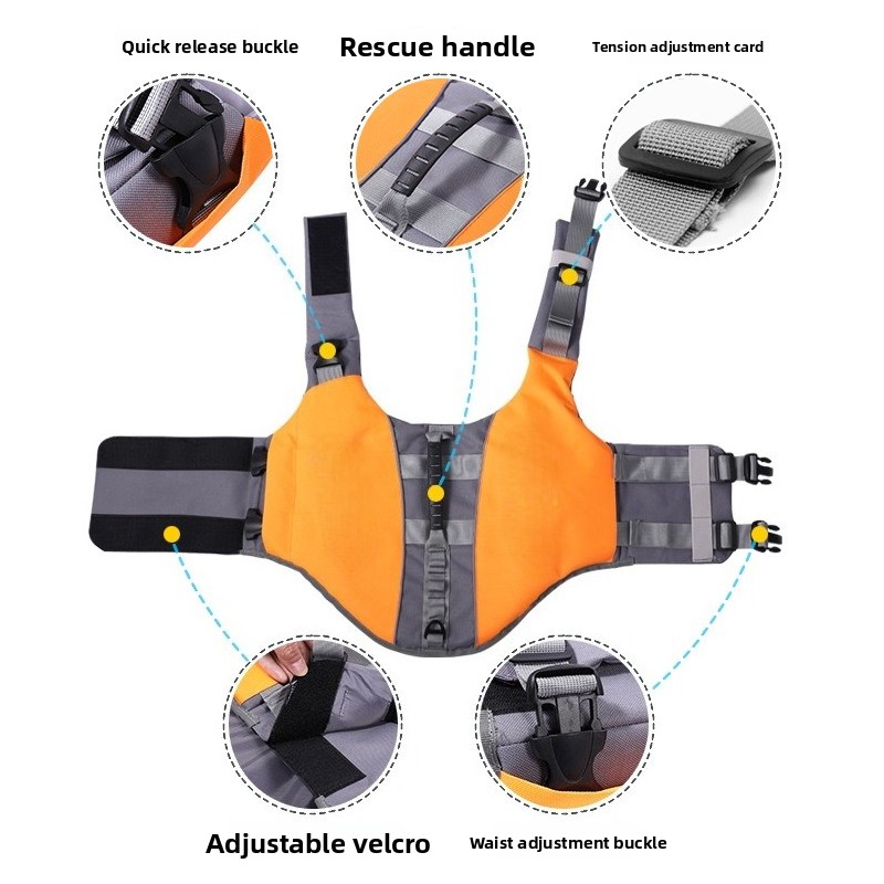 Colete Salva-Vidas para Cães d - Dog Life Jacket avaliação e preço